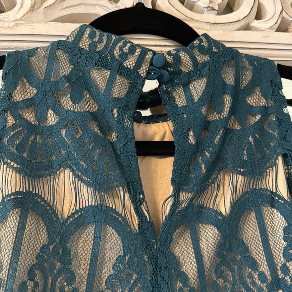 Green Lace sleeveless top - Picture 5 of 5